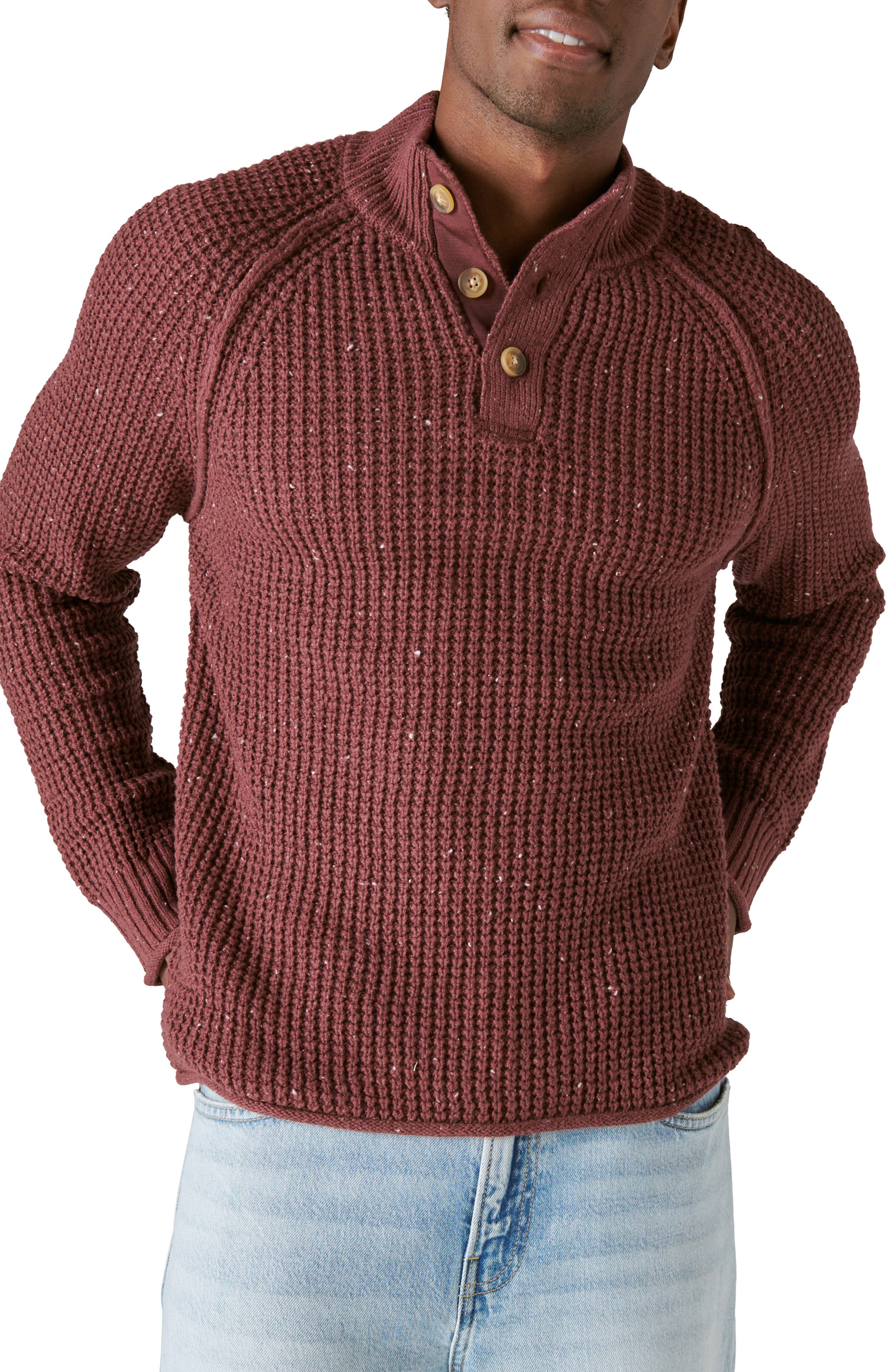 Lucky Brand Women's Half-Zip Fleece Pullover Sweater - Macy's