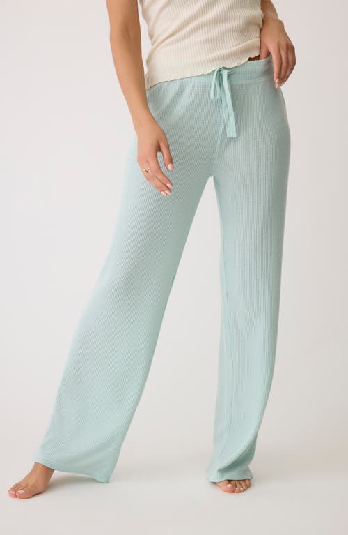 PJ SALVAGE PJ SALVAGE TAKE IT EASY WAFFLE KNIT PAJAMAS PANTS 