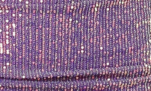 Petal And Pup Petal & Pup Avril Sequin Strapless Corset Cocktail Minidress In Purple