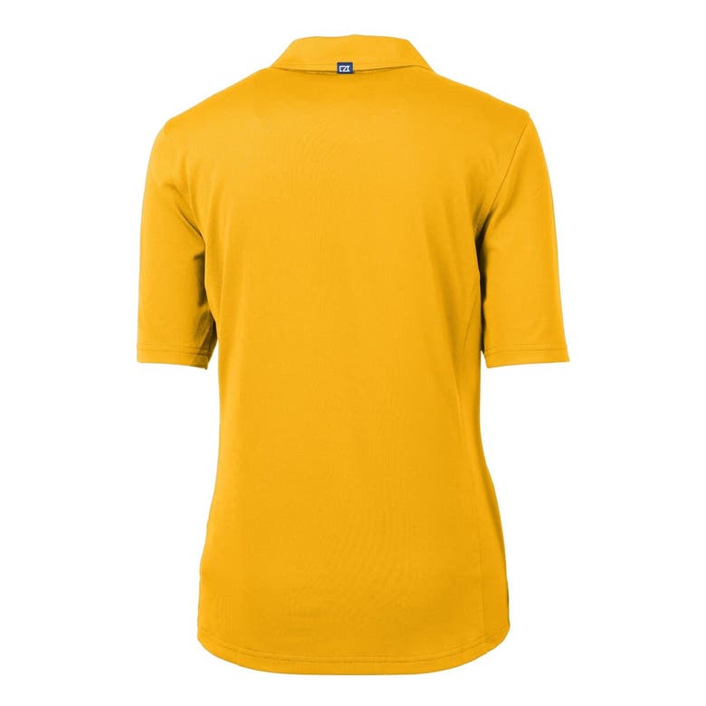 Shop Cutter & Buck Gold Etsu Buccaneers Vault Drytec Virtue Eco Pique Recycled Polo