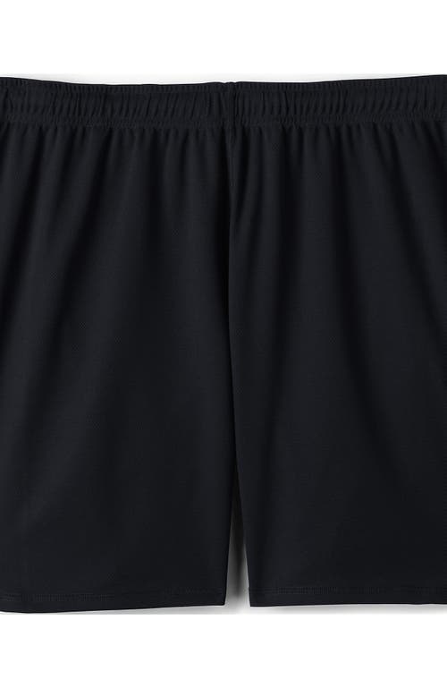 Shop Lands' End School Uniform  Mesh Gym Shorts In Black