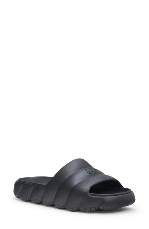 Moncler Lilo Slide Sandal in Black at Nordstrom, Size 7Us