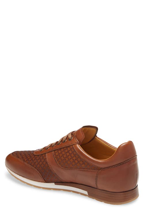 Shop Mezlan Maxim Sneaker In Tan Leather/suede