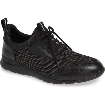 Johnston & Murphy Prentiss Xc4 Waterproof Sneaker- Black