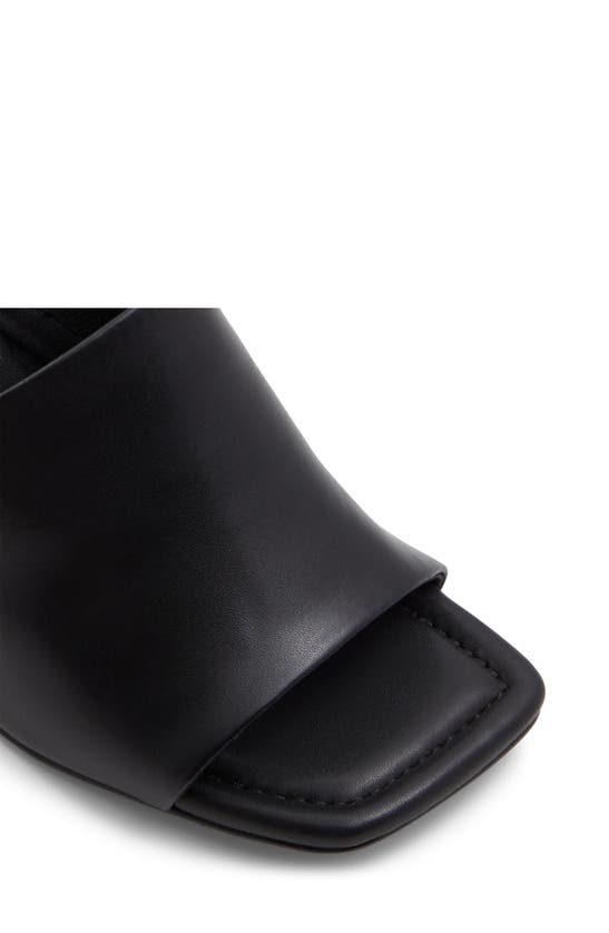 Shop Aldo Meshka Block Heel Slide Sandal In Black