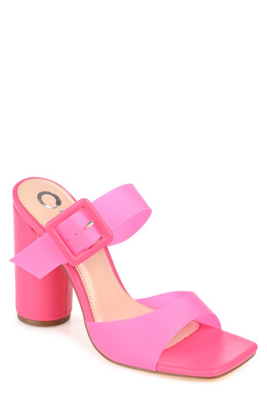 Journee Collection Tru Comfort Foam Pump In Magenta