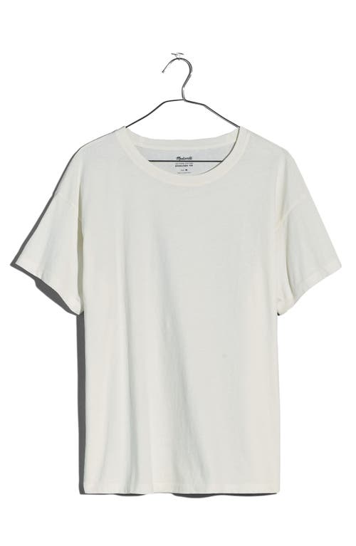 Madewell Softfade Oversize Cotton T-Shirt in Lighthouse