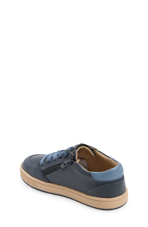 Shop Old Soles Kids' Platinum Runner Sneaker In Navy/indigo/gris