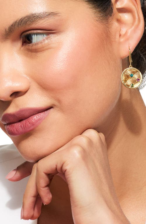 KURT GEIGER KURT GEIGER LONDON SOUTHBANK DISC DROP EARRINGS