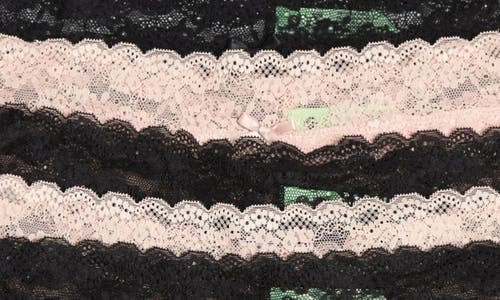 Honeydew Intimates Honeydew Ahna 5-pack Lace Hipster Panties In Black Multi