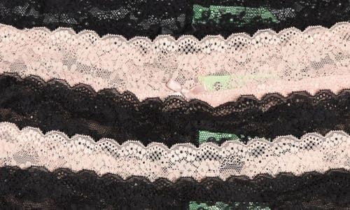 Shop Honeydew Intimates Honeydew Ahna 5-pack Lace Hipster Panties In Black Multi