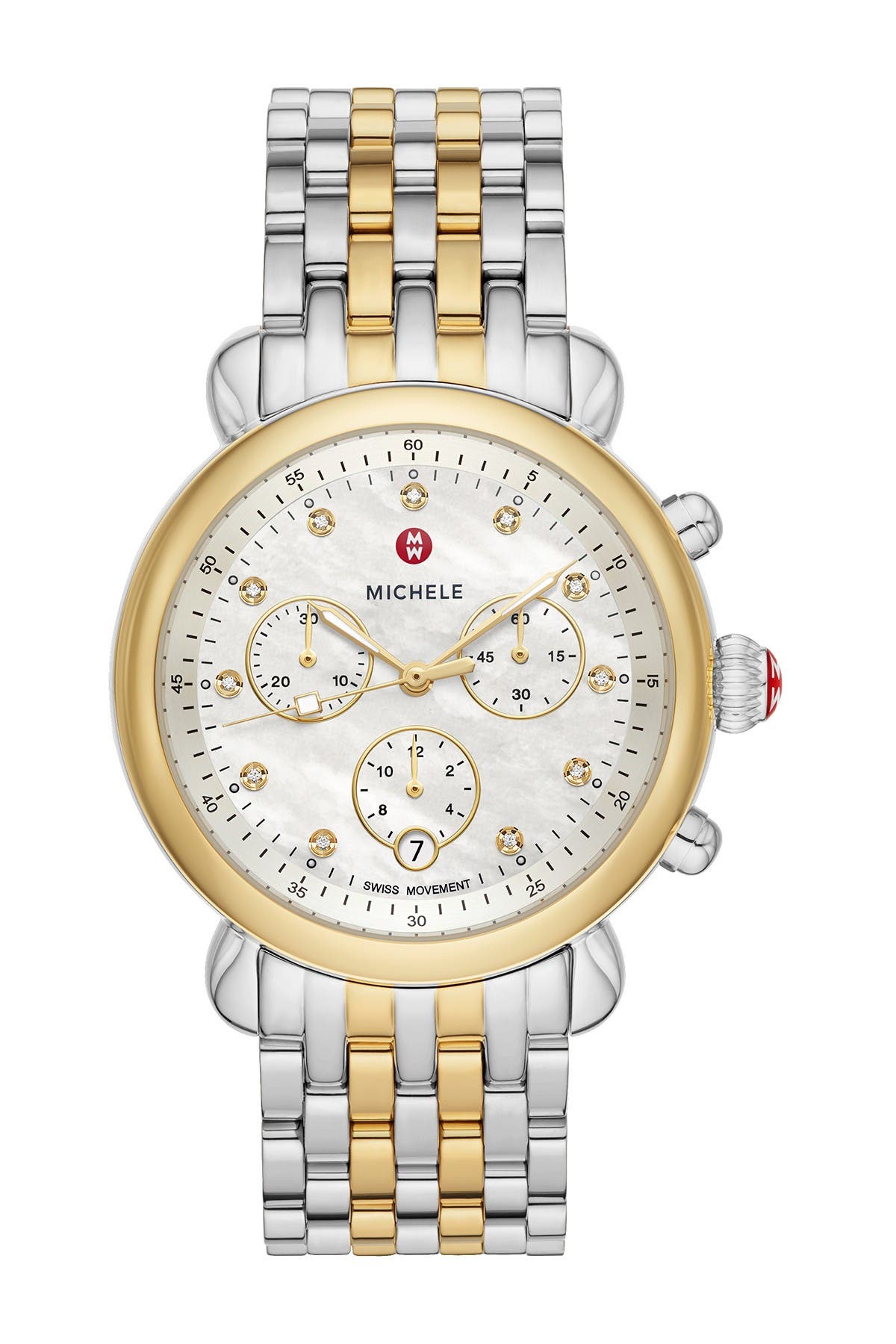 Michele Women's Csx Diamond Embellished Bracelet Watch