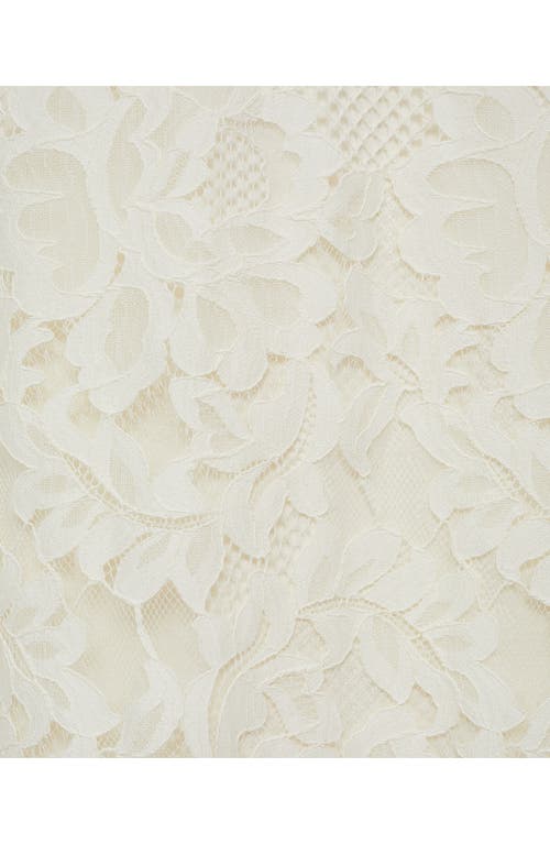 Mango Embroidered Midi Dress Ecru In Ecru