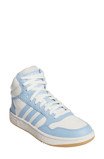 Adidas Originals Adidas Hoop 3.0 Mid Classic Sneaker In Cloud White/white/gum