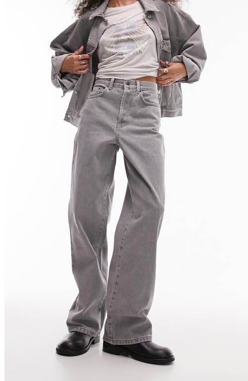 Topshop Column Jeans Grey at Nordstrom, 30
