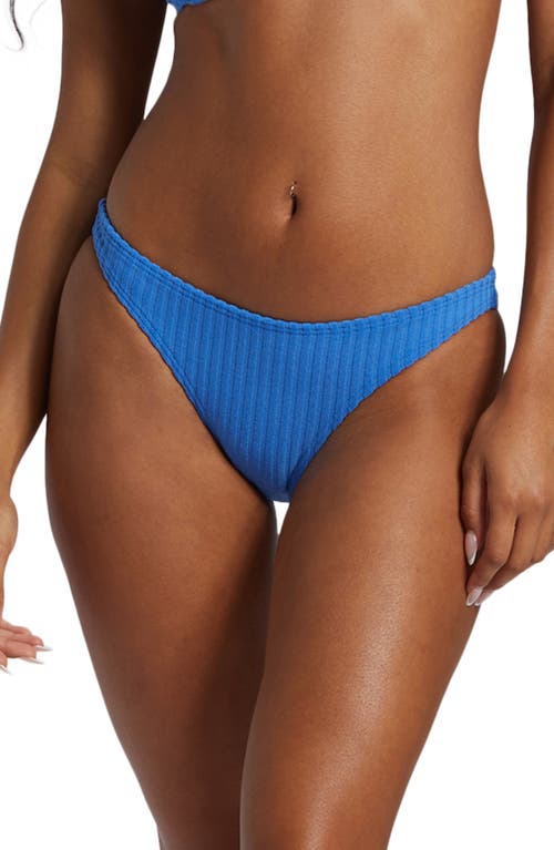 Shop Billabong In The Loop Tropic Bikini Bottoms In Palace Blue