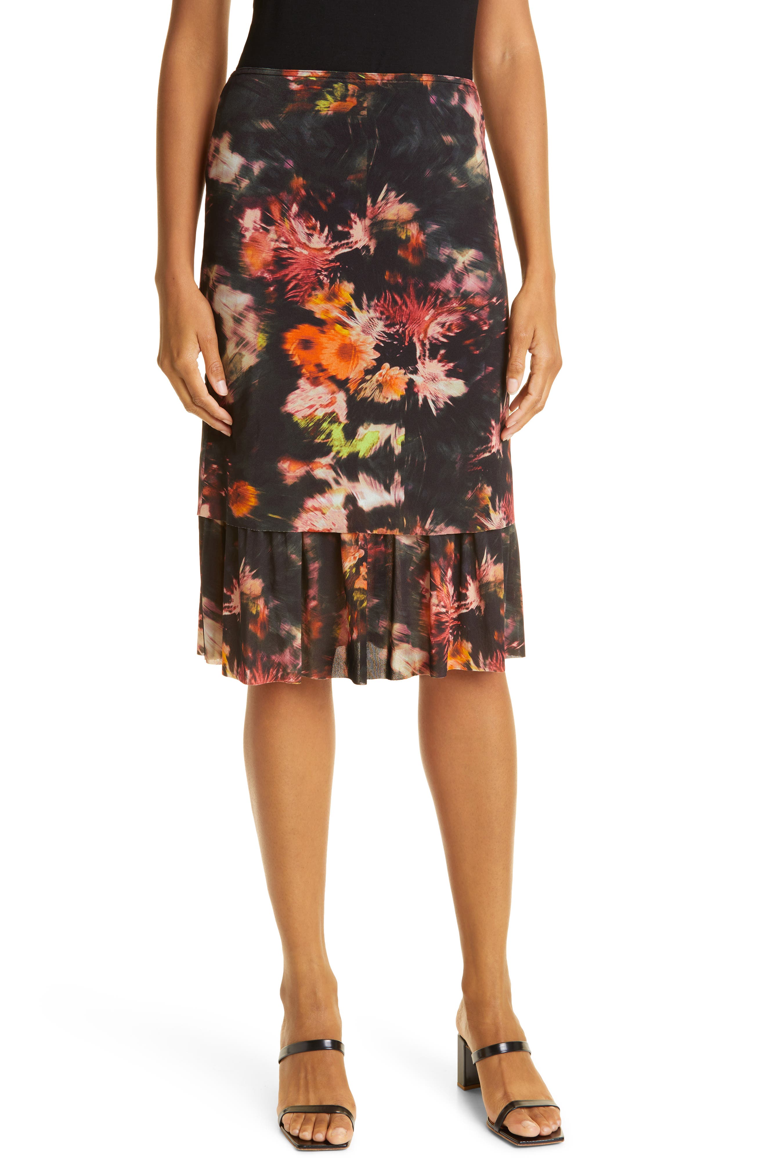 nebula maxi skirt green