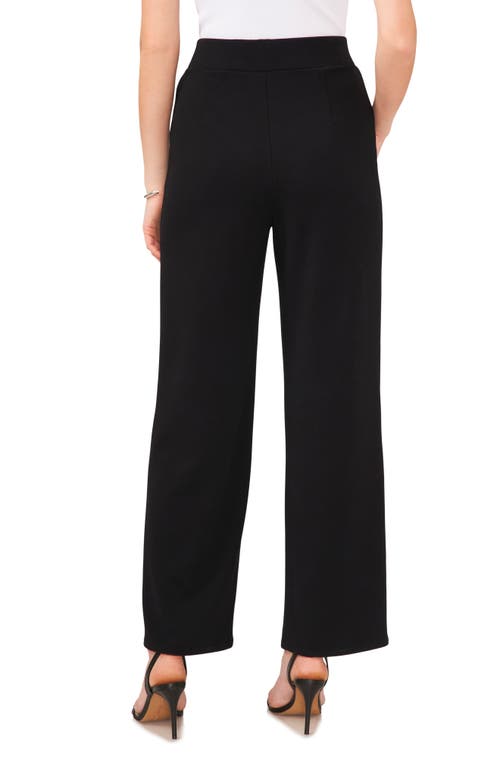 Shop Vince Camuto Pleated Pull-on Pants In Rich Black