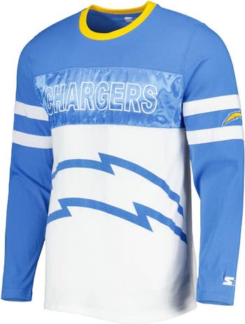 Men's Starter Heathered Gray Los Angeles Chargers Prime Time T-Shirt