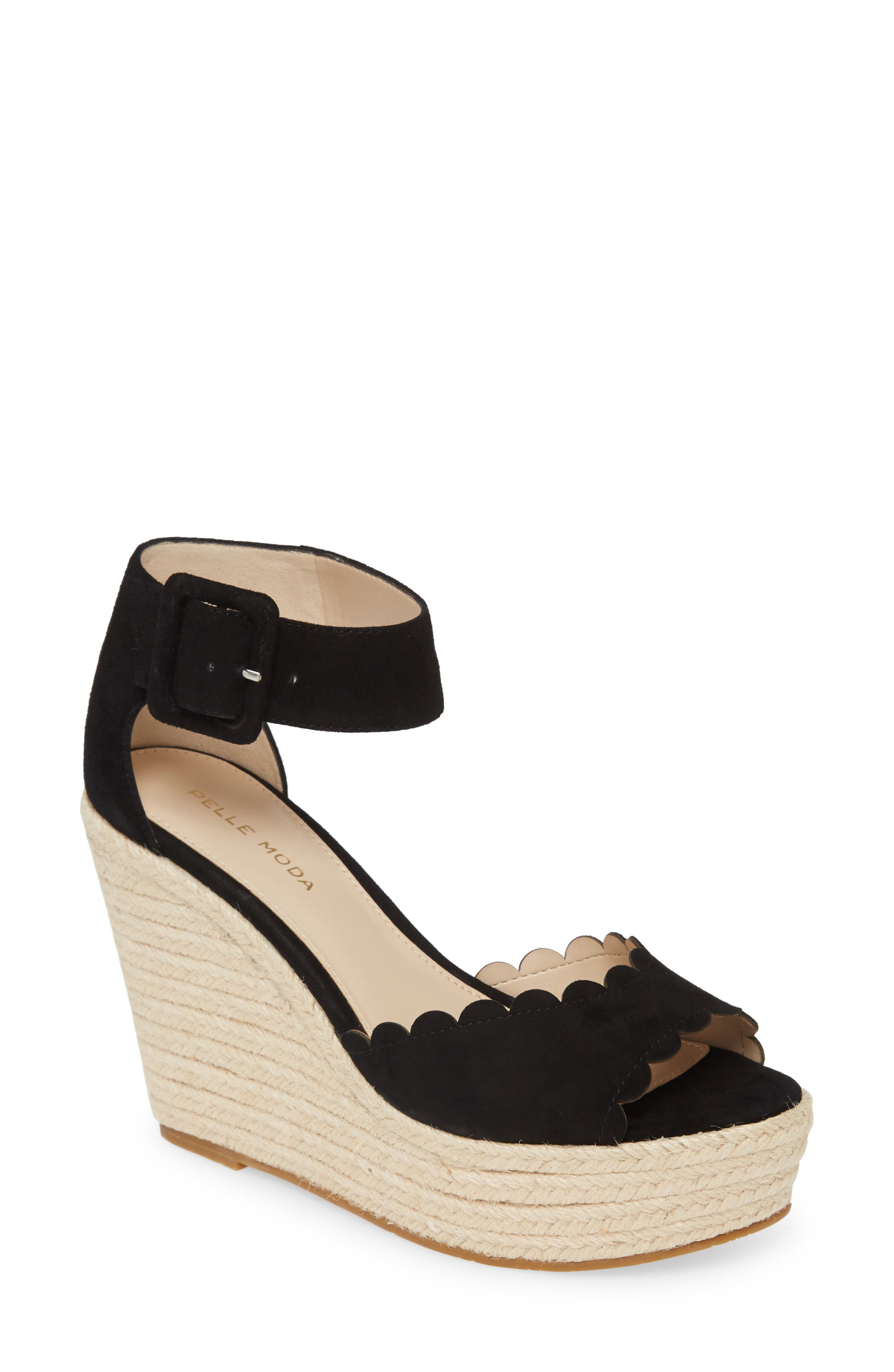 moda in pelle rivel wedge sandal