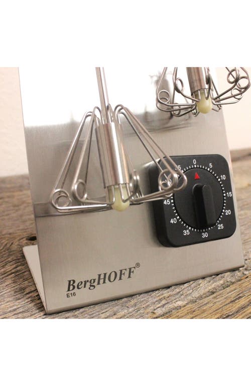 Berghoff 2-piece Whisk Set With Timer In Silver