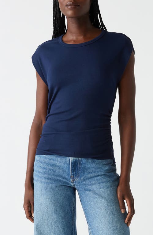 Michael Stars Joni Crewneck Tee In Nocturnal