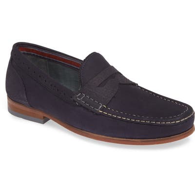 Ted Baker London Renver Penny Loafer, Blue