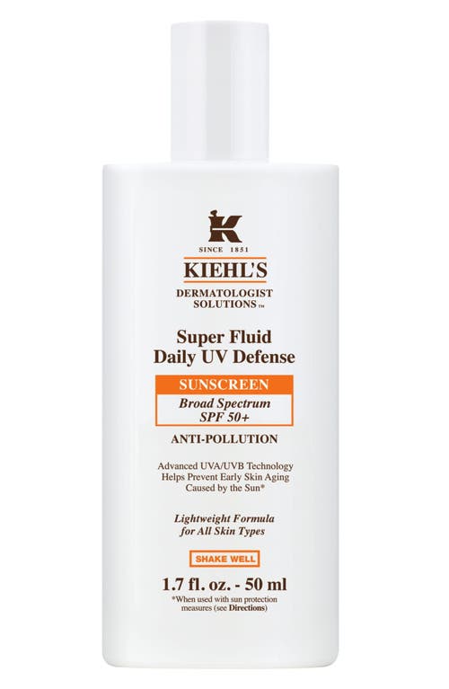 Kiehl's Since 1851 Super Fluid Daily UV Defense Broad Spectrum SPF 50+ Face Sunscreen