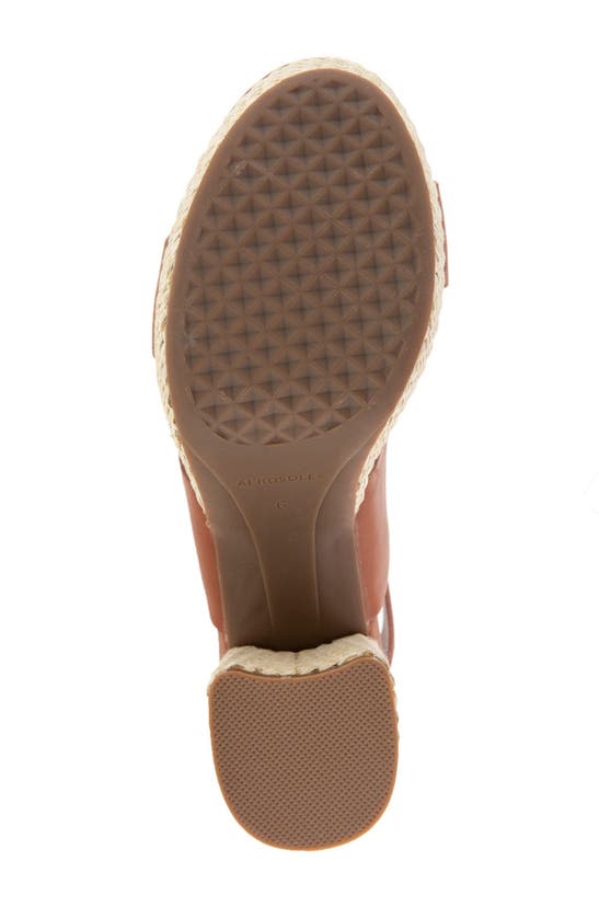 Aerosoles Camilia Platform Sandal In Ginger Bread Combo
