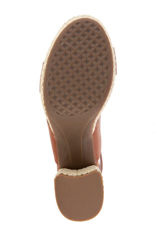 Shop Aerosoles Camilia Platform Sandal In Ginger Bread Combo