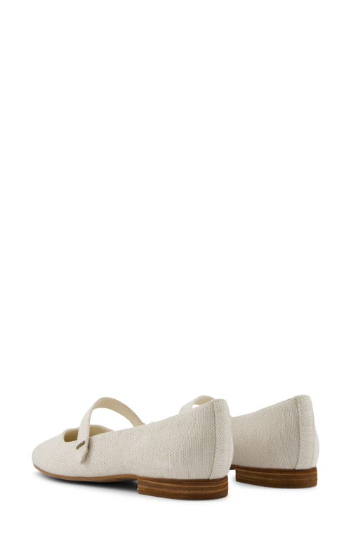 Shop Toms Bianca Mary Jane Flat In Natural