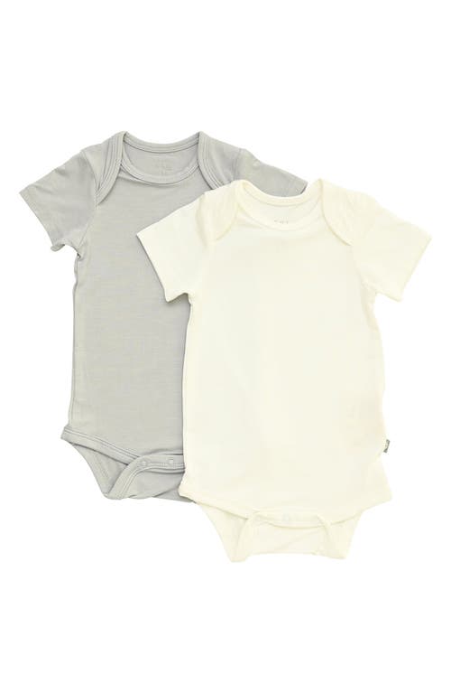 Kyte Baby Assorted 2-pack Bodysuits In Cloud/storm