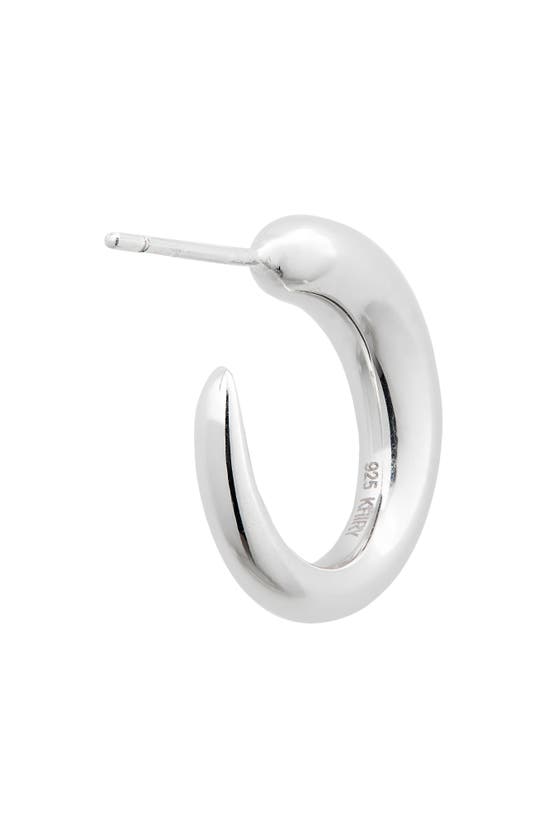 KHIRY TINY KHARTOUM TAPERED HOOP EARRINGS