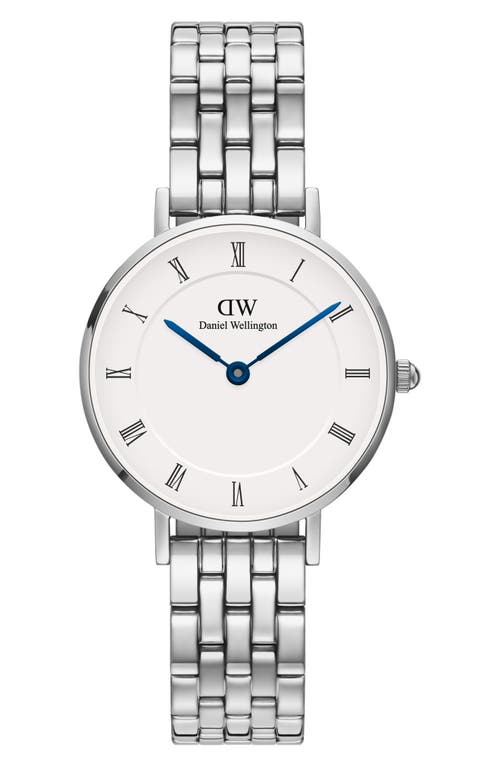 Daniel Wellington Petite Bracelet Watch, 28mm In Silver