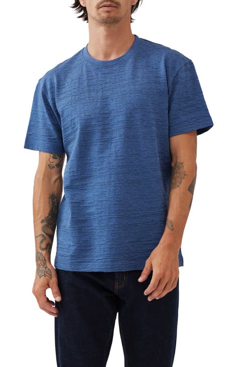 Leith Valley Textured Cotton T-Shirt