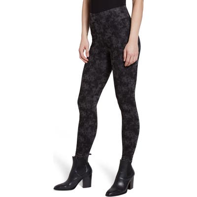 Lysse High Waist Denim Leggings, Black