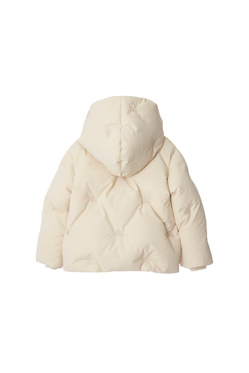 Shop Burberry Ekd Padded Jacket In Soap