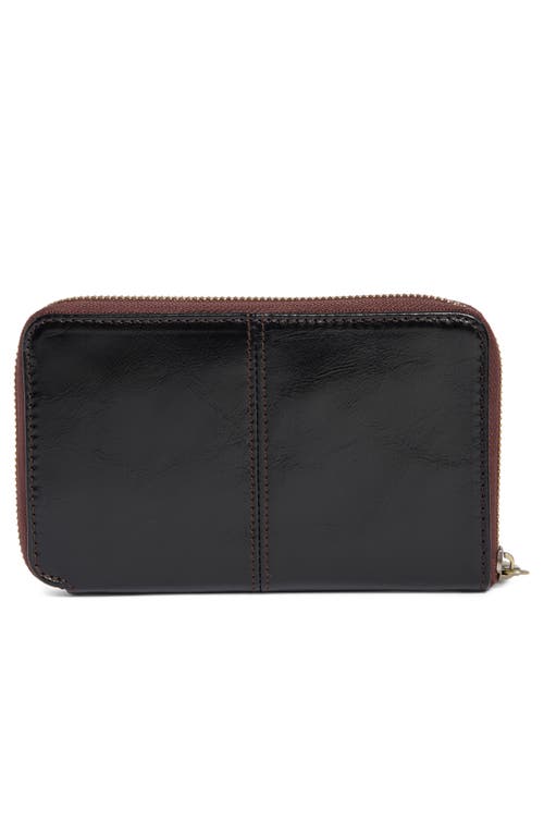 Hobo Rave Leather Wallet In Black