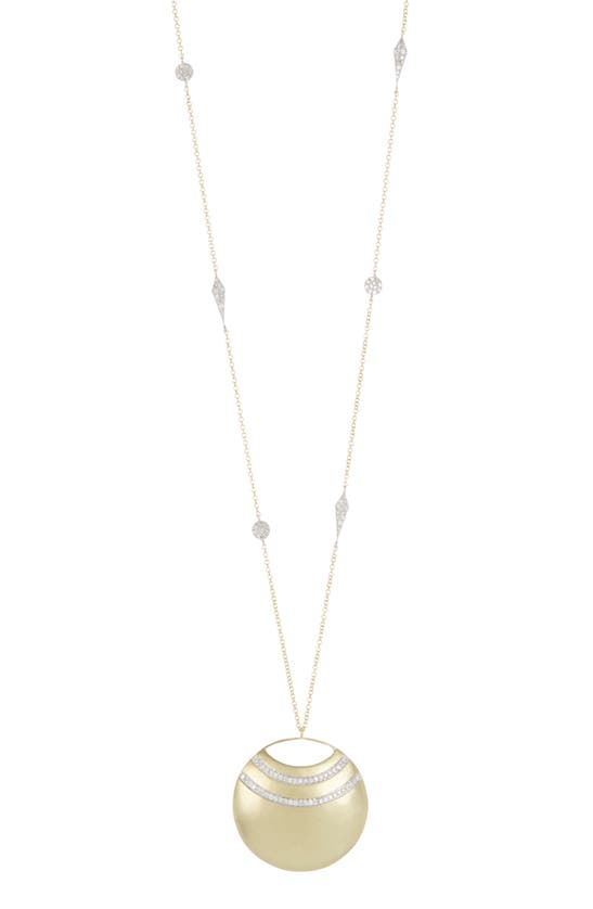 Shop Meira T Diamond Pendant & Charm Necklace In Yellow Gold