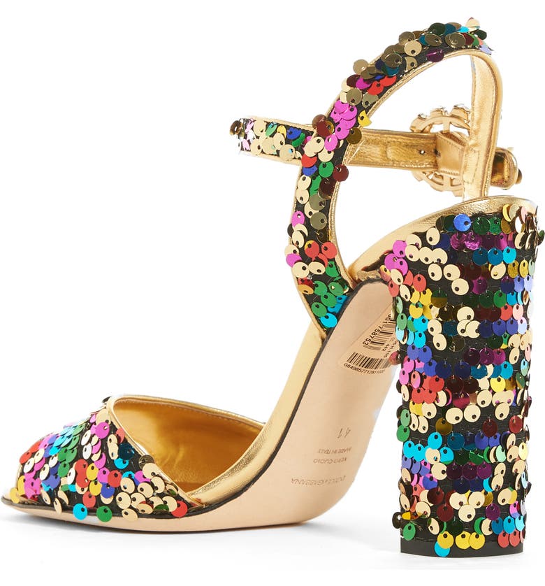 Dolce&Gabbana Sequin Sandal (Women) | Nordstrom