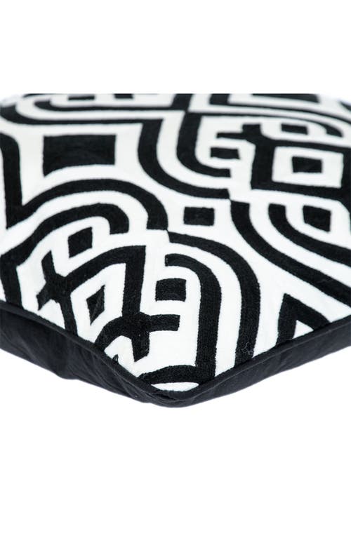 Parkland Collection Vega Throw Pillow In Black