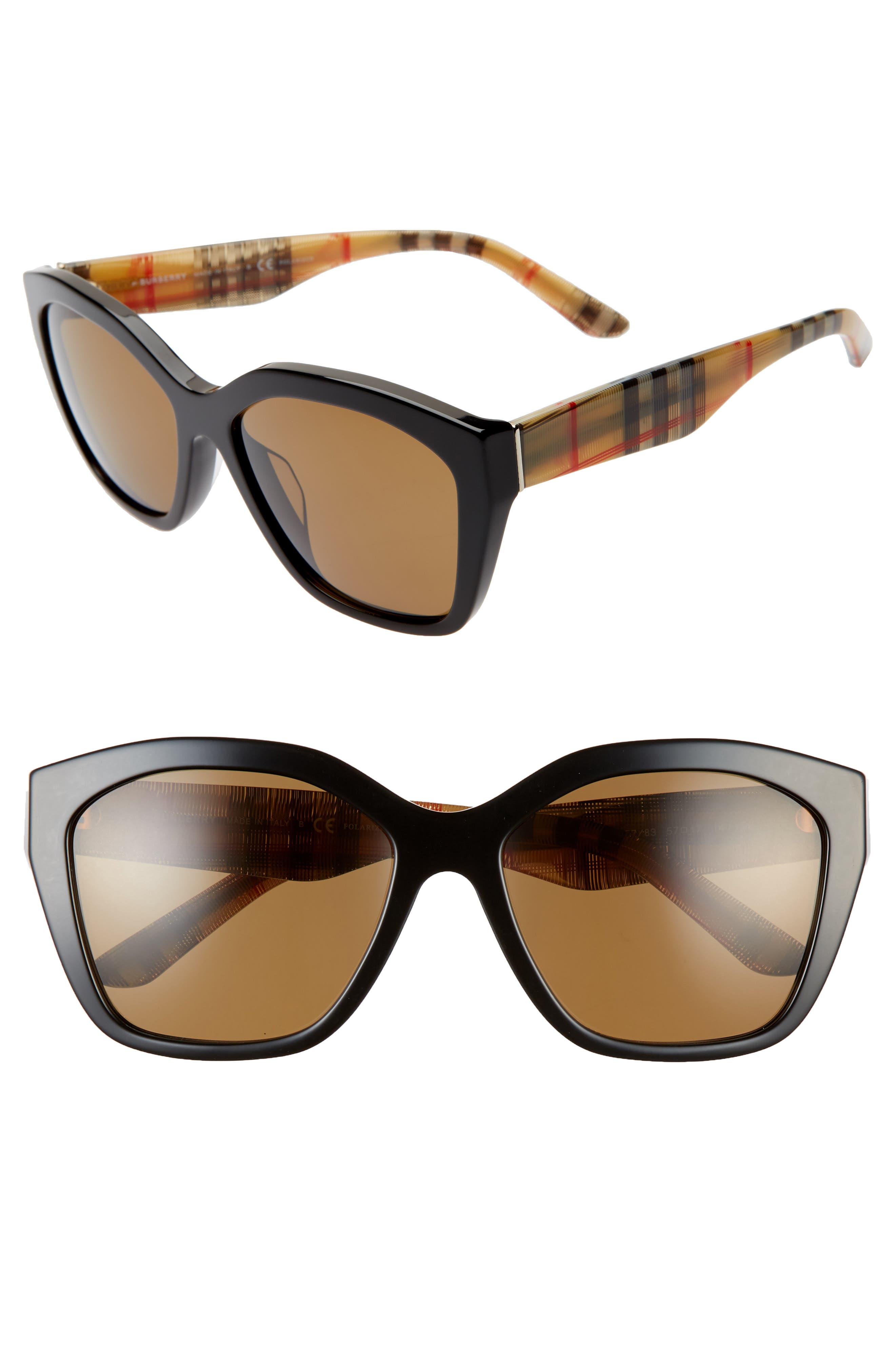 burberry men's polarized sunglasses