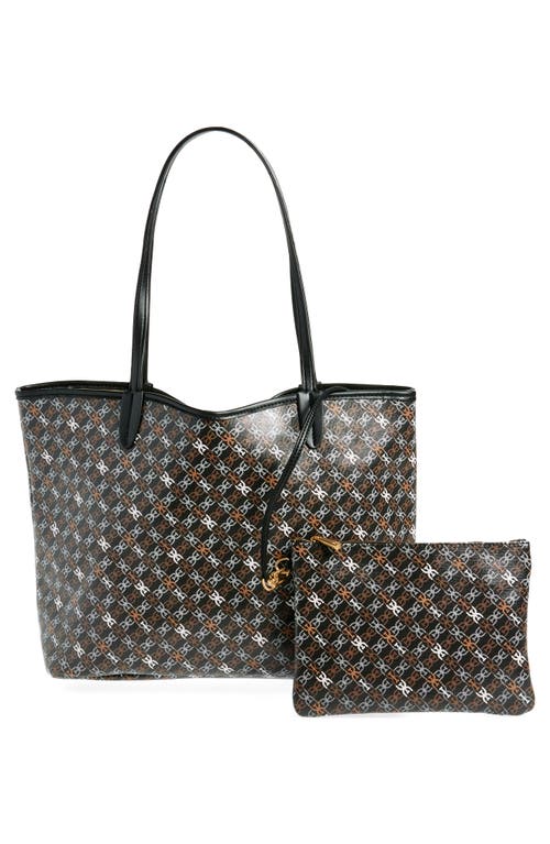 SAM EDELMAN SAM EDELMAN MEDIUM HARPER MONOGRAM SHOPPER TOTE 