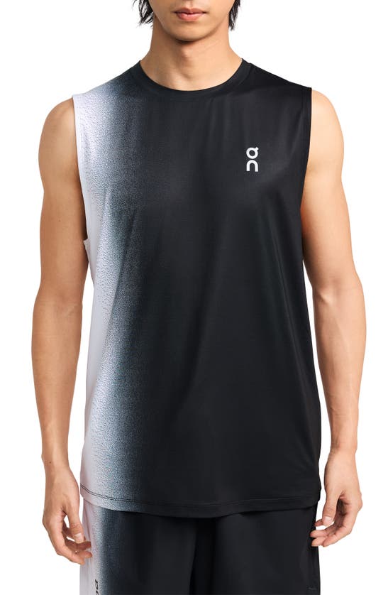 On Court Tank Top In Black/ White