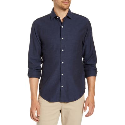 Bonobos Unbutton Down Slim Fit Sport Shirt, Blue