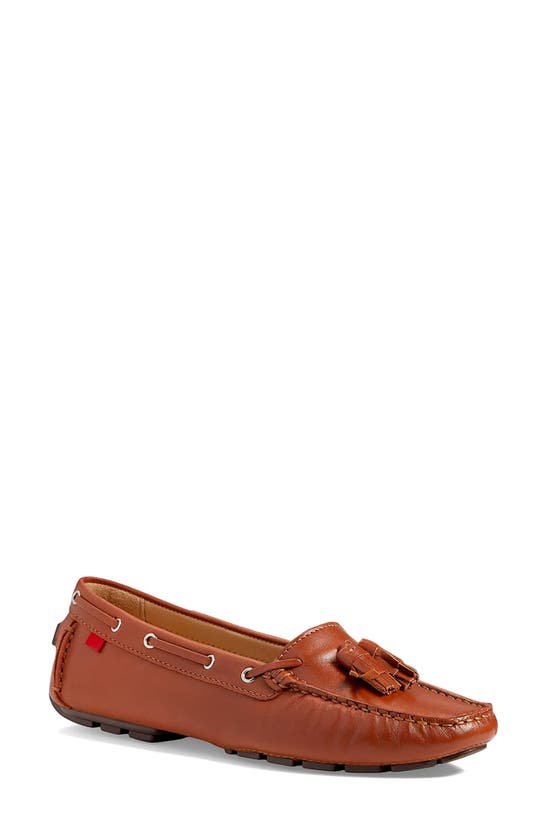 Marc Joseph New York Cherry Street Tassel Flat In Tan Nappa