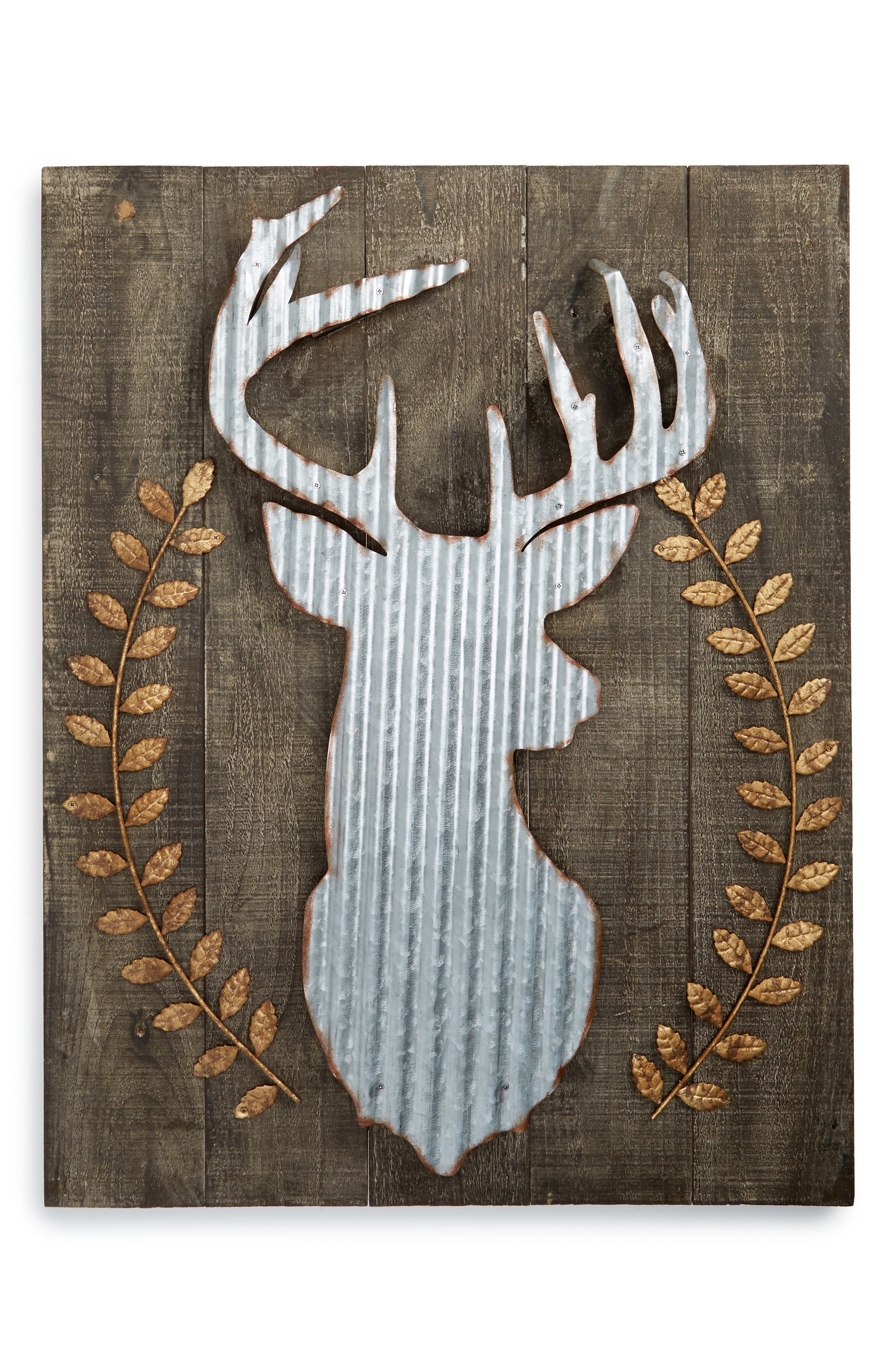 Creative Co Op Metal Wood Deer Wall Decoration Nordstrom