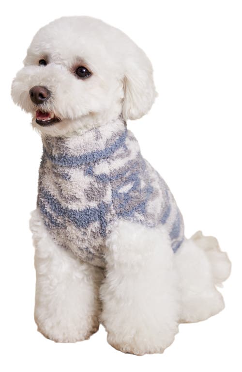 Shop Barefoot Dreams ® Cozychic™ Abstract Camo Dog Sweater In Almond/dusk