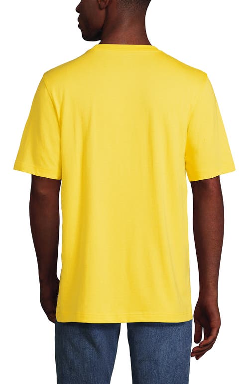 Shop Lands' End Super-t Short Sleeve T-shirt In Primrose Yellow