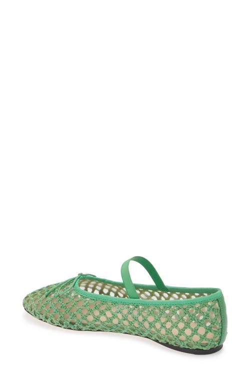 Shop Loeffler Randall Leonie Soft Ballet Flat In Kelly Green